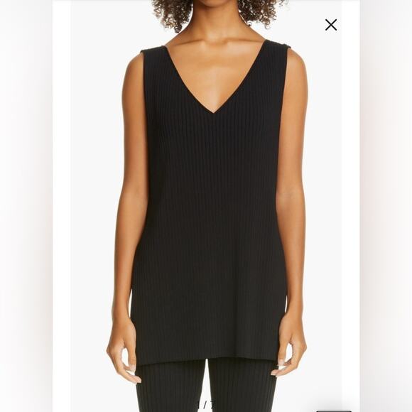 TOTEME Bolzano V-Neck Rib Sweater Tank